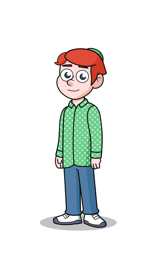 Animated boy character