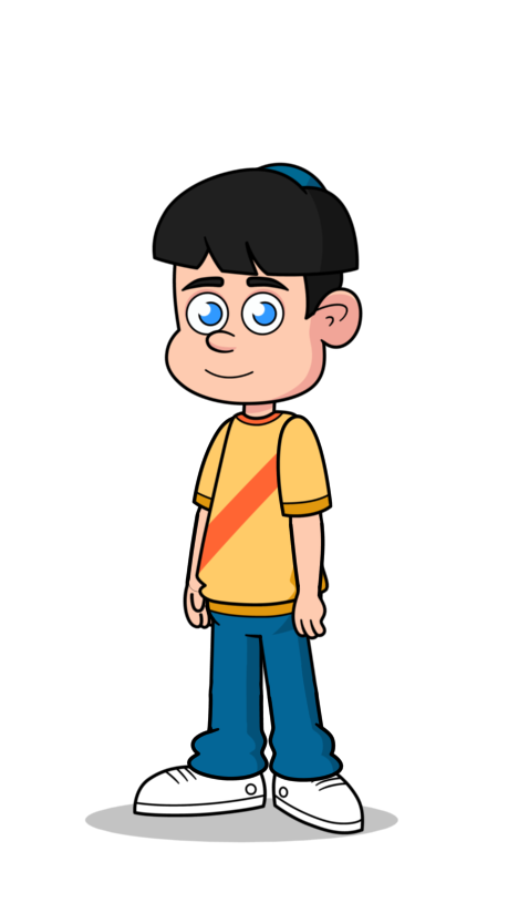 Animated boy character