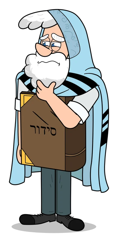 Rabbi Siddur looking calm